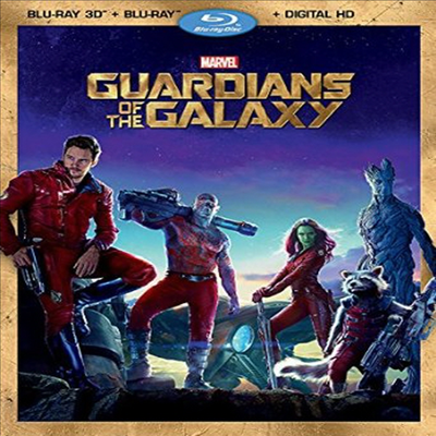 Guardians of the Galaxy (가디언즈 오브 갤럭시) (한글무자막)(3D Blu-ray+Blu-ray+Digital Copy) (2014)