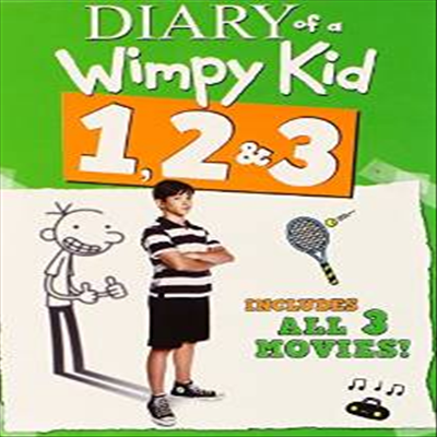 Diary of a Wimpy Kid 1/2/3 (윔피 키드)(지역코드1)(한글무자막)(DVD)