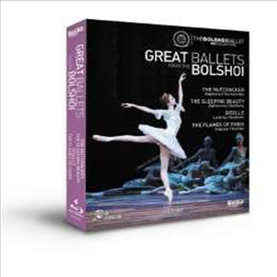 볼쇼이 발레 - 아사피에프, 아당, 차이코프스키 (Bolshoi Ballett - Great Ballets From The Bolshoi) (4Blu-ray)(Boxset)(2014) - Bolshoi Ballett