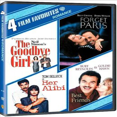 4 Film Favorites: Romances - Best Friends/Forget Paris/The Goodbye Girl/Her Alibi (4 필름 페이버릿 : 로맨스)(지역코드1)(한글무자막)(DVD)