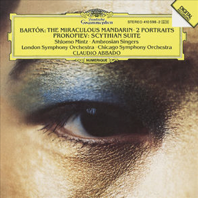 바르톡: 중국의 이상한 관리, 바이올린과 관현악을 위한 두개의 초상, 프로코피에프: 스키타이 모음곡 (Bartok: Miraculous Mandarin, 2 Portraits, Prokofiev: Scythian Suite) (CD-R) - Claudio Abbado