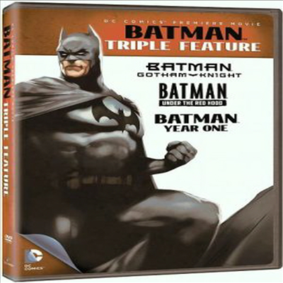 Batman Triple Feature: Gotham Knight/under the Red Hood/Year One (배트맨 - 고담 나이트/배트맨 - 언더 더 레드 후드/배트맨 - 이어 원)(지역코드1)(한글무자막)(DVD)