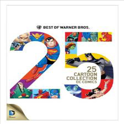 Best Of Warner Bros 25 Cartoon Coll: Dc Comics (베스트 오브 워너 브라더스 25 카툰 컬렉션 DC 코믹스)(지역코드1)(한글무자막)(DVD)
