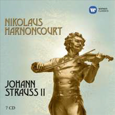 아르농쿠르가 지휘하는 요한 슈트라우스 2세 작품집 (Nikolaus Harnoncourt - Johann Strauss II) (7CD Boxset) - Nikolaus Harnoncourt