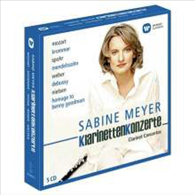 자비네 마이어가 연주한 클라리넷 협주곡집 (Sabine Meyer - Clarinet Concertos - Blue Boxset) (5CD Boxset) - Sabine Meyer