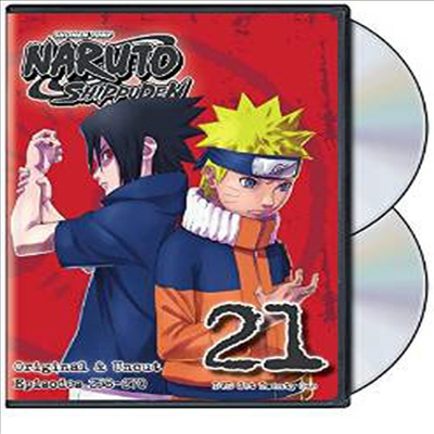 Naruto Shippuden Uncut Set 21 (나루토 질풍전 언컷 세트 21)(지역코드1)(한글무자막)(DVD)