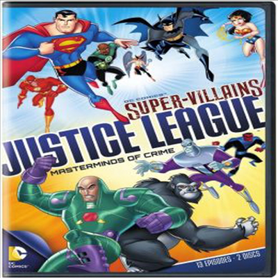 DC Supervillains Justice League: Masterminds of Crime (DC 슈퍼 빌런스 저스티스 리그)(지역코드1)(한글무자막)(DVD)