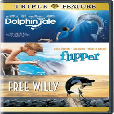 Dolphin Tale / Flipper / Free Willy (돌핀 테일 / 플리퍼 / 프리 윌리)(지역코드1)(한글무자막)(DVD)