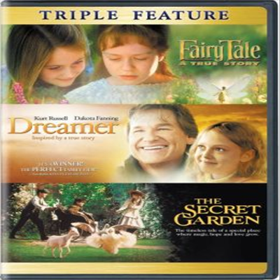 Fairytale: A True Story/ Dreamer: Inspired by a True Story/ Secret Garden (페어리 테일 / 드리머 / 비밀의 화원)(지역코드1)(한글무자막)(DVD)