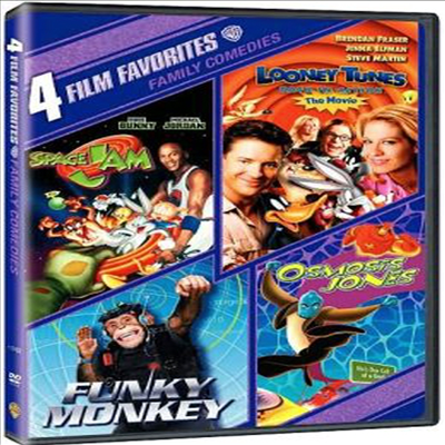 4 Film Favorites: Family Comedies - Funky Monkey, Looney Tunes Back In Action, Osmosis Jones, Space Jam (4 필름 페이버릿 : 패밀리 코메디스)(지역코드1)(한글무자막)(DVD)