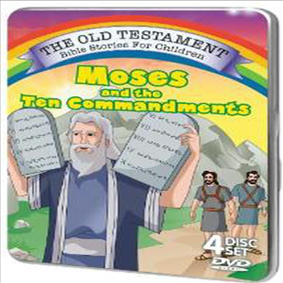 Moses & The Ten Commandments (어린이를 위한 구약성서 이야기 - 모세와 10계명)(지역코드1)(한글무자막)(4DVD)