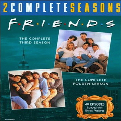 Friends: The Complete Third & Fourth Seasons (프렌즈 시즌 3.4)(지역코드1)(한글무자막)(DVD)