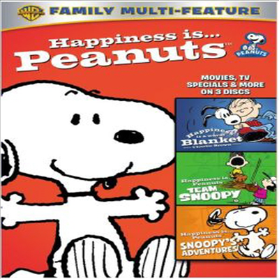 Happiness Is Peanuts: 3 Pack Of Fun (해피니스 이즈 피너츠)(지역코드1)(한글무자막)(DVD)