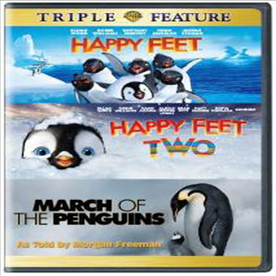 Happy Feet/ Happy Feet 2/ March Of the Penguins (해피 피트 / 해피 피트 2 / 펭귄 - 위대한 모험)(지역코드1)(한글무자막)(DVD)