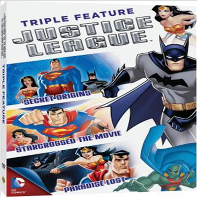 Justice League Triple Feature (저스티스 리그 트리플 피쳐)(지역코드1)(한글무자막)(DVD)
