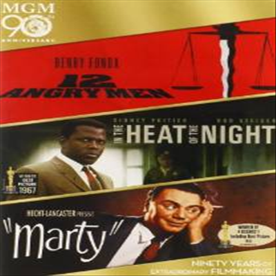 12 Angry Men / In The Heat Of The Night / Marty(지역코드1)(한글무자막)(DVD)