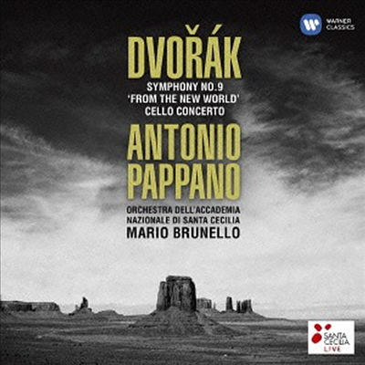 드보르작: 교향곡 9번 '신세계', 첼로 협주곡 (Dvorak: Symphony No.9 'New World' & Cello Concerto) (2SACD Hybrid)(일본반) - Antonio Pappano