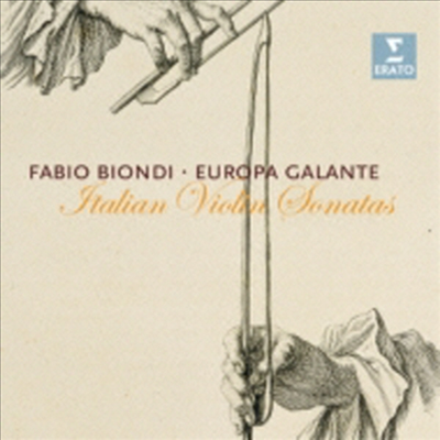 코렐리, 제미니아니, 베라체니: 바이올린 소나타 (Corelli, Geminiani &amp; Veracini: Italian Violin Sonatas) (일본반)(CD) - Fabio Biondi