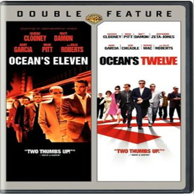 Ocean&#39;s Eleven / Ocean&#39;s Twelve (오션스 일레븐 / 오션스 트웰브)(지역코드1)(한글무자막)(DVD)