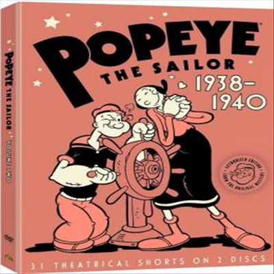 Popeye The Sailor: 1938-1940 V.2 (뽀빠이 2)(지역코드1)(한글무자막)(DVD)