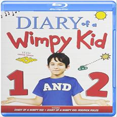 Diary of a Wimpy Kid 1 &amp; 2 (윔피 키드) (한글무자막)(Blu-ray)