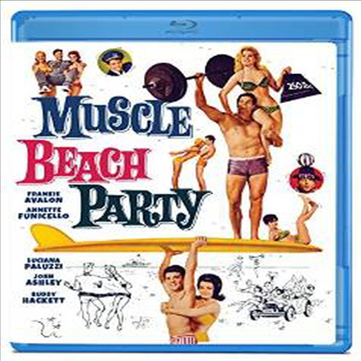 Muscle Beach Party (해변 파티 2 - 육체미 해변 파티) (1964)(한글무자막)(Blu-ray)