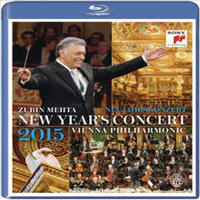 주빈 메타 - 빈 필 신년 음악회 2015년 (Zubin Mehta - Neujahrskonzert/New Year's Concert 2015) (Blu-ray)(2015) - Zubin Mehta