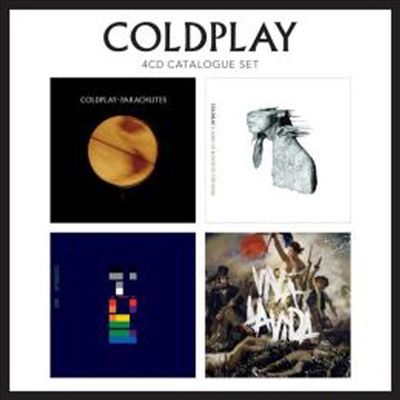 Coldplay - 4 CD Catalogue Set: Parachutes/A Rush of Blood to the Head/X&Y/Viva La Vida (4CD Boxset)