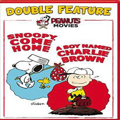 Peanuts Double Feature: Snoopy, Come Home / A Boy Named Charlie Brown (스누피 컴 홈 / 어 보이 네임드 찰리 브라운)(지역코드1)(한글무자막)(DVD)