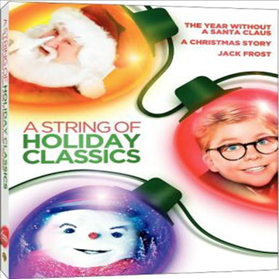 String of Holiday Classics 3-Pack : Jack Frost / A Christmas Story / The Year Without a Santa Claus (스트링 오브 홀리데이 클래식)(지역코드1)(한글무자막)(DVD)