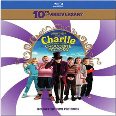 Charlie & The Chocolate Factory 10th Anniversary (찰리와 초콜릿 공장)(한글무자막)(Blu-ray)