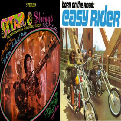 Nirvana Sitar &amp; String Group - Sitar &amp; Strings/Born On the Road: Easy Rider (2 On 1CD)(Digipack)(CD)