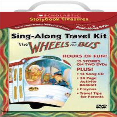 Wheels on the Bus Sing-Along Travel Kit (Scholastic Storybook Treasures)(지역코드1)(한글무자막)(DVD)