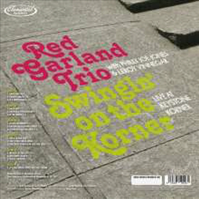 Red Garland Trio - Swingin&#39; On The Korner: Live At Keystone Korner (Remastered)(Triple Gatefold Cover)(180G)(3LP)