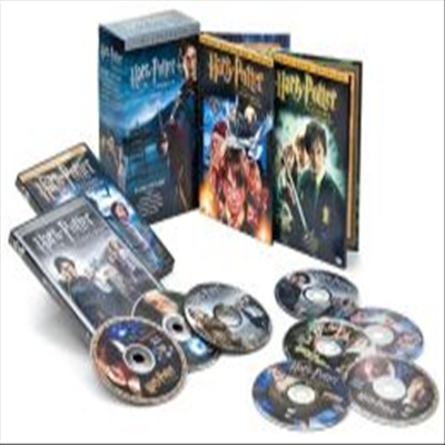 Harry Potter: Years 1-4 :Harry Potter and the Sorcerer's Stone / Chamber of Secrets / Prisoner of Azkaban / Goblet of Fire (해리포터 1-4)(지역코드1)(한글무자막)(DVD)