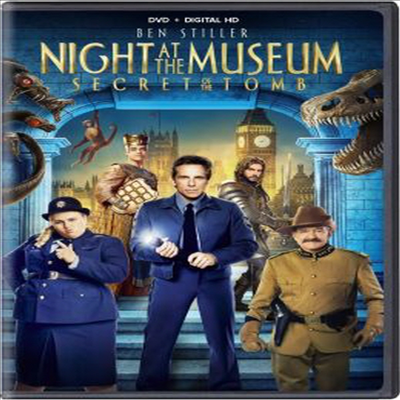 Night At The Museum: Secret Of The Tomb (박물관이 살아있다 : 비밀의 무덤)(지역코드1)(한글무자막)(DVD)