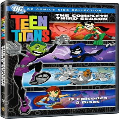 Teen Titans: Complete Third Season (틴 타이탄 시즌 3)(지역코드1)(한글무자막)(DVD)