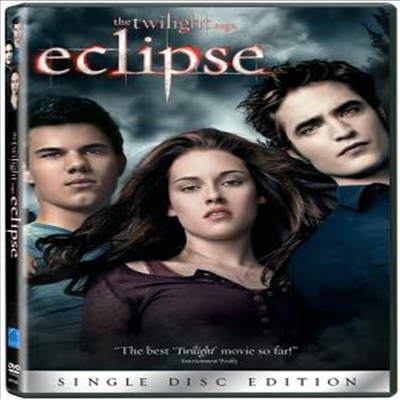 Twilight Saga: Eclipse (이클립스)(지역코드1)(한글무자막)(DVD)