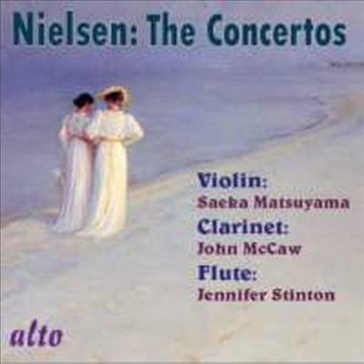 닐센: 바이올린 협주곡, 클라리넷 협주곡 &amp; 플루트 협주곡 (Nielsen: Violin Concerto, Clarinet Concerto &amp; Flute Concerto)(CD) - Jennifer Stinton