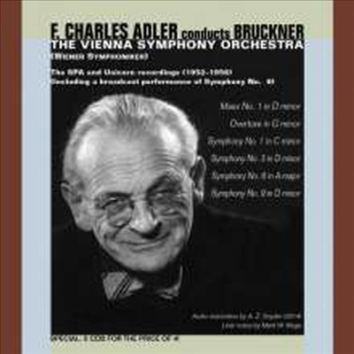 브루크너: 교향곡 1번, 3번, 6번 & 9번 (Bruckner: Symphonies Nos.1, 3, 6 & 9) (5CD Boxset) - Frederick Charles Adler