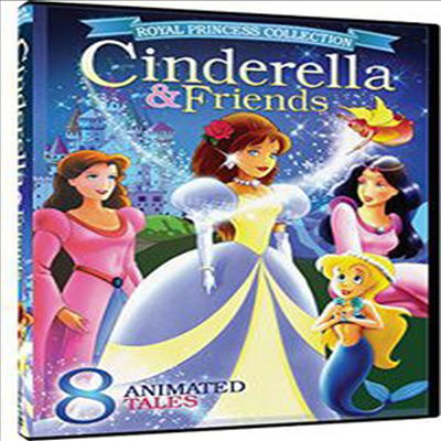 Royal Princess Collection: Cinderella &amp; Friends (로얄 프린세스 컬렉션: 신데렐라 &amp; 프렌즈)(지역코드1)(한글무자막)(DVD)