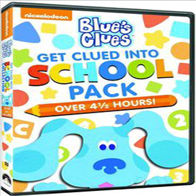 Blue's Clues: Get Clued Into School Pack (블루스 클루스: 겟 클루드 인투 스쿨 팩)(지역코드1)(한글무자막)(DVD)