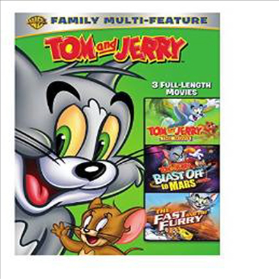 Tom and Jerry Movies 3-Pack (톰과 제리)(지역코드1)(한글무자막)(DVD)