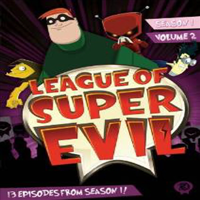 League of Super Evil, Season 1, Volume 2 (리그 오브 슈퍼 이들)(지역코드1)(한글무자막)(DVD)