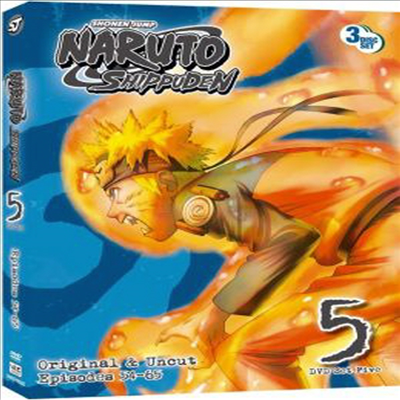 Naruto Shippuden Box Set 5 (나루토 질풍전 5)(지역코드1)(한글무자막)(DVD)