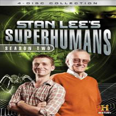 Stan Lee's Superhumans Season 2 (스탠 리스 슈퍼휴먼스 시즌2)(지역코드1)(한글무자막4(지역코드1)(한글무자막)(4DVD)