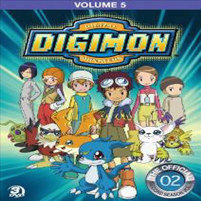 Digimon Adventure: Volume 5 (디지몬 어드벤처)(지역코드1)(한글무자막)(DVD)