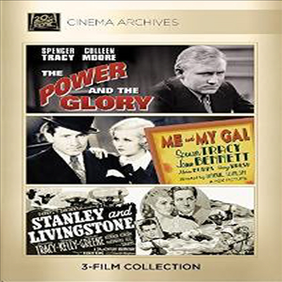 3-Film Collection: The Power And The Glory / Me And My Gal / Stanley And Livingstone (힘과 영광 / 미 앤 마이 걸 / 스탠리 앤 리빙스톤)(한글무자막)(DVD)