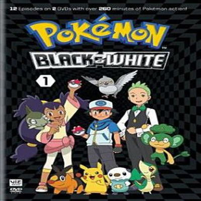 Pokemon Black & White Set 1 (포켓몬 블랙 앤 화이트 1)(지역코드1)(한글무자막)(DVD)