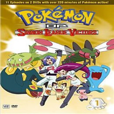 Pokemon Dp: Sinnoh League Victors Set 1 (포켓몬 DP 시노 리그 빅터스 1)(지역코드1)(한글무자막)(DVD)